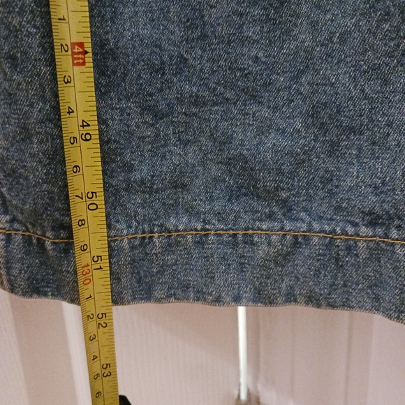 Long jean denim jacket, Medium - Picture 6 of 14